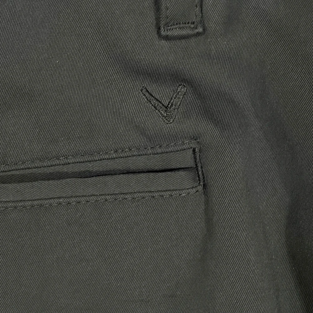 Callaway‎ Mens Golf Pants Black Performance Trousers 40x30 Embroidered Logo
